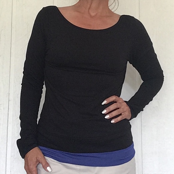PURE BARRE X SPLITS 59 FAVORITE BLACK PULLOVER MED - Picture 3 of 10